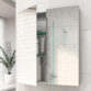 Eastbrook Bosini 2 Door Non Illuminated Mirror Cabinet - White