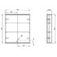 Eastbrook Bosini 2 Door Non Illuminated Mirror Cabinet - White - Image 2