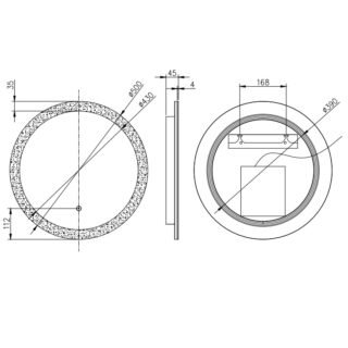 Eastbrook Conza Round Illuminated Mirror - Image 2