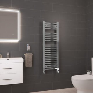 Eastbrook Biava Straight Heated Towel Rail - Chrome - Image 6