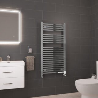 Eastbrook Biava Straight Heated Towel Rail - Chrome - Image 8