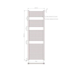 Eastbrook Biava Straight Heated Towel Rail - Chrome - Image 19