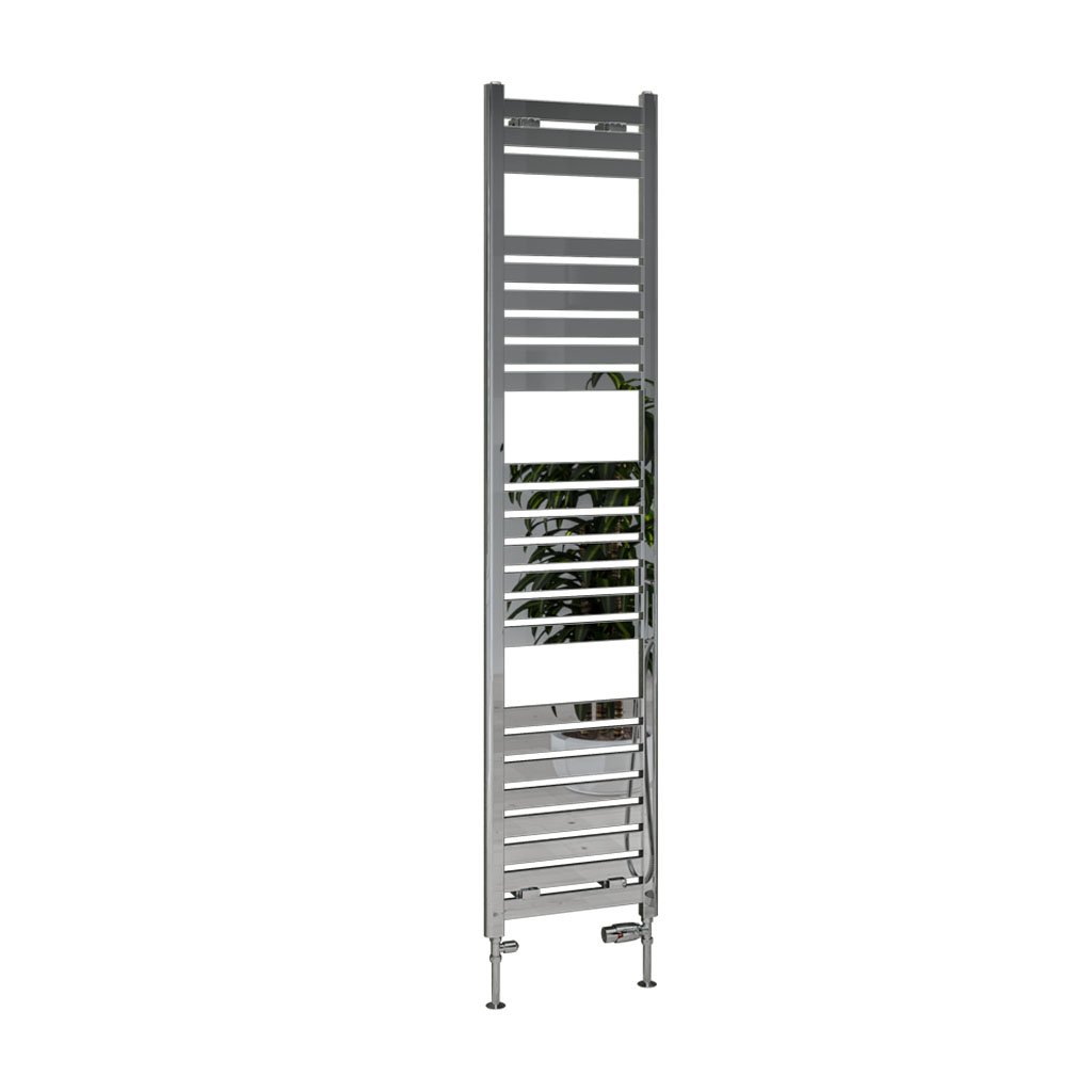 Eastbrook Staverton Straight Heated Towel Rail – Chrome - 1800mm x 400mm