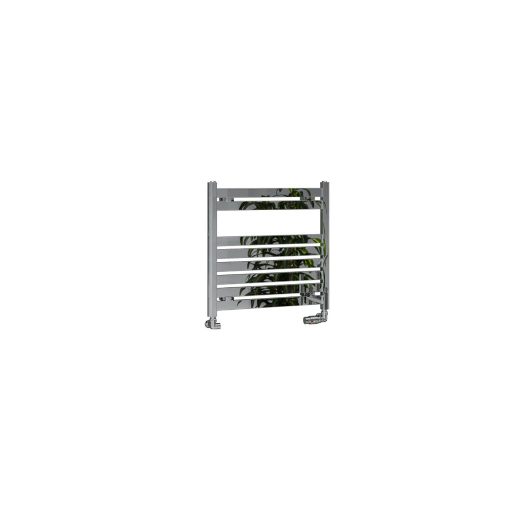 Eastbrook Staverton Straight Heated Towel Rail – Chrome - 600mm x 600mm