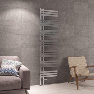 Eastbrook Leonardo Straight Heated Towel Rail - Chrome - Image 7