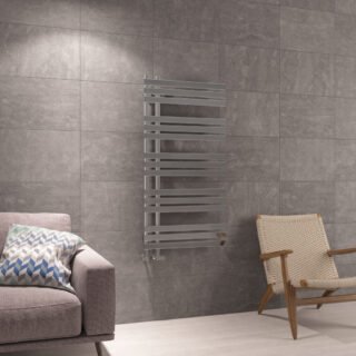 Eastbrook Leonardo Straight Heated Towel Rail - Chrome - Image 11
