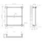 Eastbrook Stour Straight Heated Towel Rail - Brushed Brass - Image 10