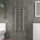 Eastbrook Stour Straight Heated Towel Rail - Brushed Brass - Image 4