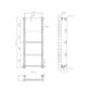 Eastbrook Stour Straight Heated Towel Rail - Brushed Brass - Image 11
