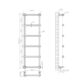 Eastbrook Stour Straight Heated Towel Rail - Brushed Brass - Image 13