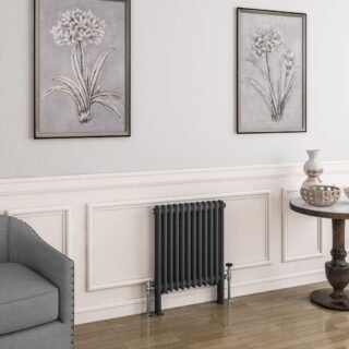Eastbrook Imperia 2 Column Radiator - Matt Anthracite - Image 7