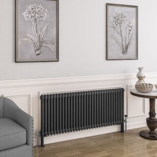 Eastbrook Imperia 2 Column Radiator - Matt Anthracite - Image 9