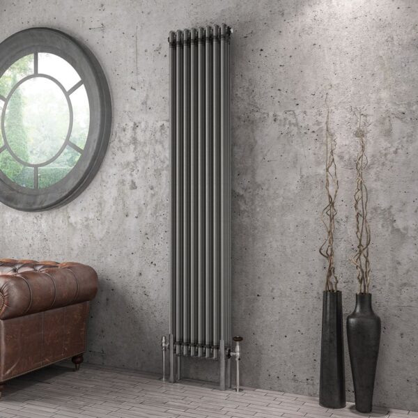 Eastbrook Imperia 3 Column Radiator - Bare Metal - Image 5