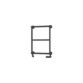 Eastbrook Stour Straight Heated Towel Rail - Matt Anthracite