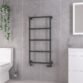 Eastbrook Stour Straight Heated Towel Rail - Matt Anthracite - Image 5