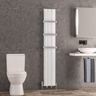 Eastbrook Trent Aluminium Designer Radiator - Matt White - Image 7