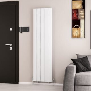 Eastbrook Trent Aluminium Designer Radiator - Matt White - Image 4