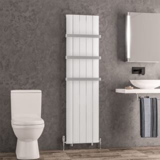 Eastbrook Trent Aluminium Designer Radiator - Matt White - Image 9