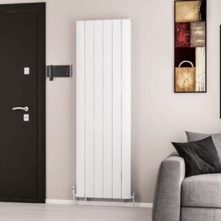 Eastbrook Trent Aluminium Designer Radiator - Matt White - Image 5