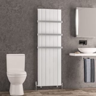 Eastbrook Trent Aluminium Designer Radiator - Matt White - Image 10