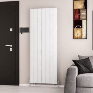 Eastbrook Trent Aluminium Designer Radiator - Matt White - Image 6