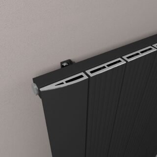 Eastbrook Trent Aluminium Designer Radiator - Matt Black - Image 17