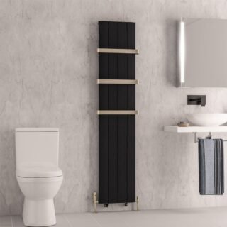 Eastbrook Trent Aluminium Designer Radiator - Matt Black - Image 8
