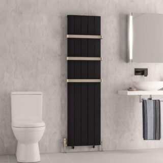 Eastbrook Trent Aluminium Designer Radiator - Matt Black - Image 9