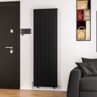 Eastbrook Trent Aluminium Designer Radiator - Matt Black - Image 5