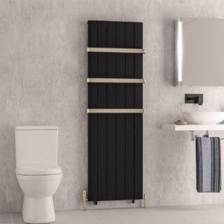 Eastbrook Trent Aluminium Designer Radiator - Matt Black - Image 10