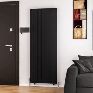 Eastbrook Trent Aluminium Designer Radiator - Matt Black - Image 6