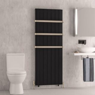 Eastbrook Trent Aluminium Designer Radiator - Matt Black - Image 11
