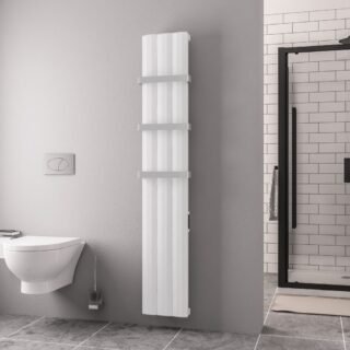 Eastbrook Derwent Dry Element Aluminium Designer Radiator - Matt White - Image 14