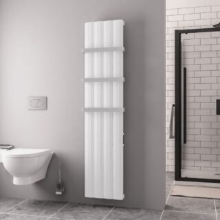 Eastbrook Derwent Dry Element Aluminium Designer Radiator - Matt White - Image 15