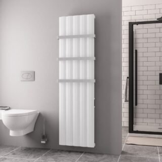 Eastbrook Derwent Dry Element Aluminium Designer Radiator - Matt White - Image 16