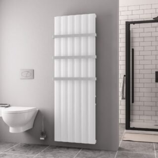 Eastbrook Derwent Dry Element Aluminium Designer Radiator - Matt White - Image 17