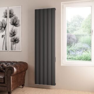 Eastbrook Derwent Dry Element Aluminium Designer Radiator - Matt White - Image 8