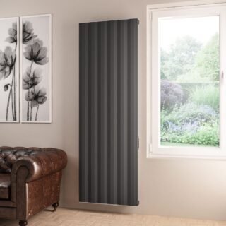 Eastbrook Derwent Dry Element Aluminium Designer Radiator - Matt White - Image 9