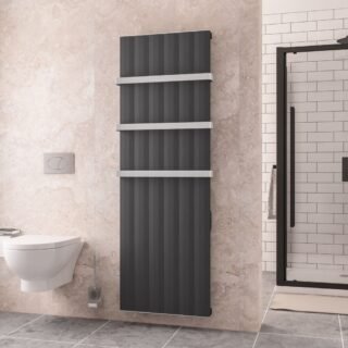 Eastbrook Derwent Dry Element Aluminium Designer Radiator - Matt White - Image 21
