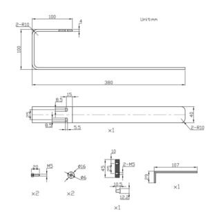 Eastbrook Warrington Towel Hanger - Polished Stainless Steel - Image 20