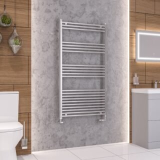 Eastbrook Wendover Straight Heated Towel Rail - Chrome - Image 6