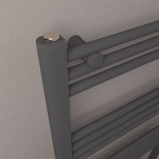 Eastbrook Wendover Straight Heated Towel Rail - Matt Anthracite - Image 32