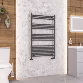Eastbrook Wendover Straight Heated Towel Rail - Matt Anthracite - Image 18
