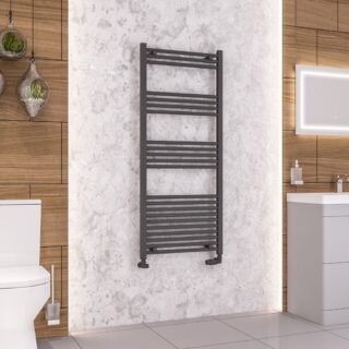 Eastbrook Wendover Straight Heated Towel Rail - Matt Anthracite - Image 22