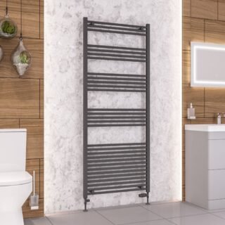 Eastbrook Wendover Straight Heated Towel Rail - Matt Anthracite - Image 31