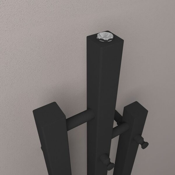 Eastbrook Conwy Designer Radiator - 1200mm x 260mm - Matt Black - Image 4