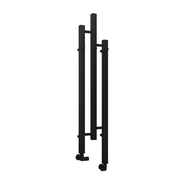 Eastbrook Conwy Designer Radiator - 1200mm x 260mm - Matt Black