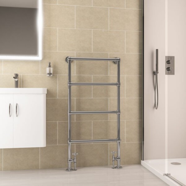 Eastbrook Windrush Heated Towel Rail - Chrome - Image 5