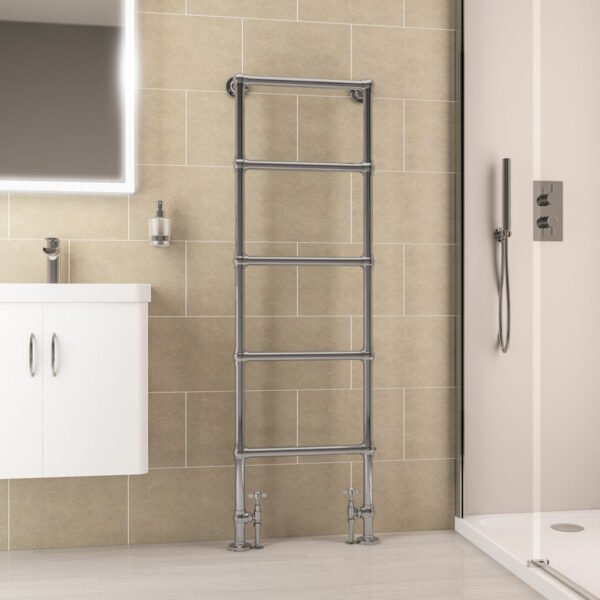 Eastbrook Windrush Heated Towel Rail - Chrome - Image 6