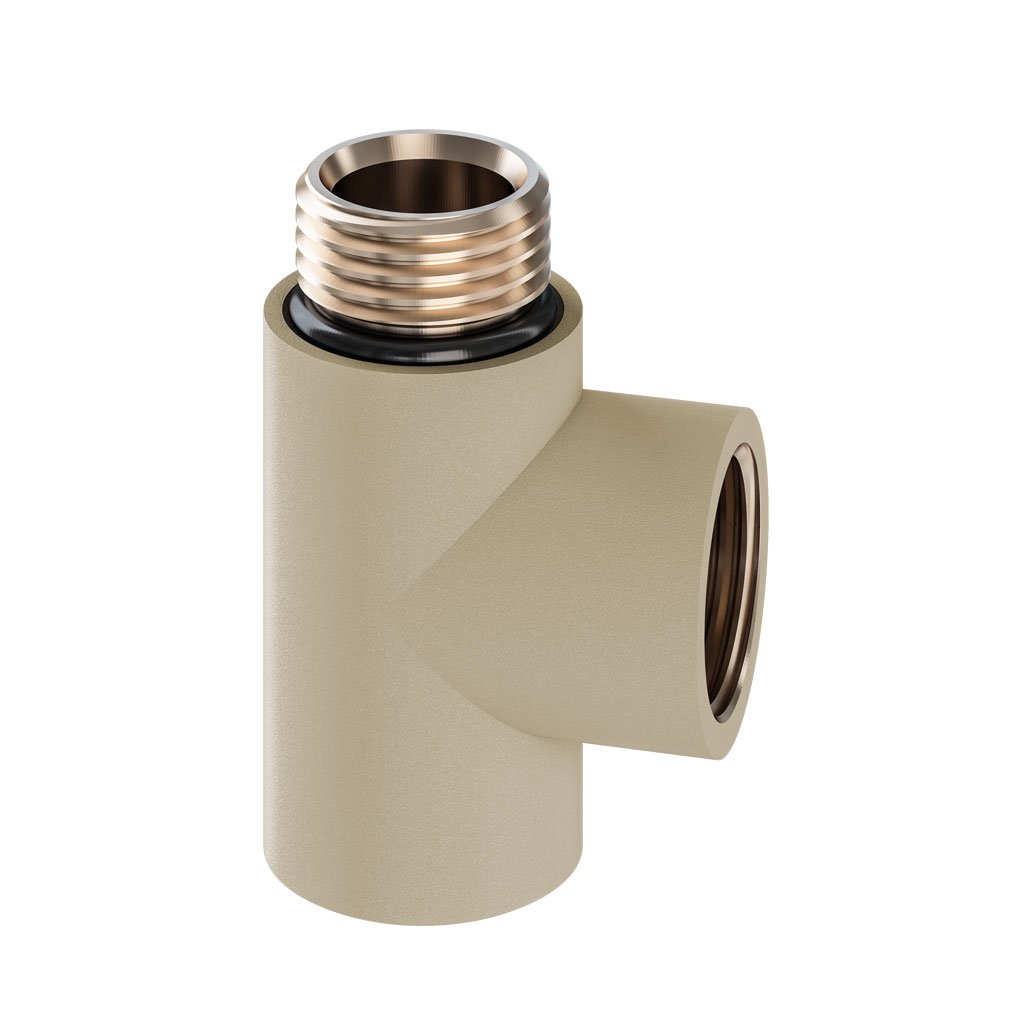 Eastbrook Element T Piece - Matt Cappuccino